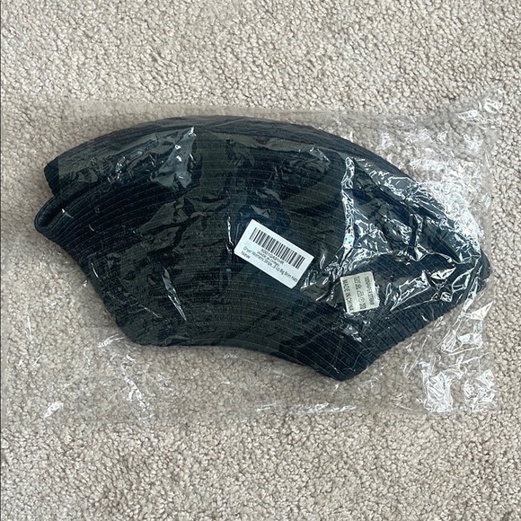 Striped Straw Floppy Hat - Picture 3 of 3